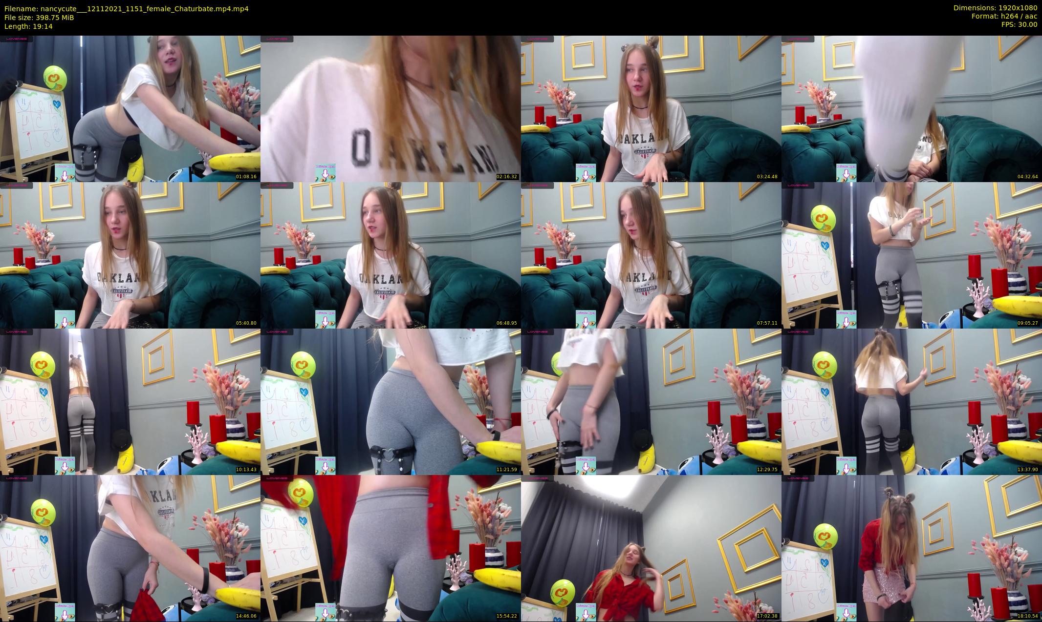 nancycute__ — 20 minute Chaturbate female cam show recording, 1080p, Nov 12, 2021