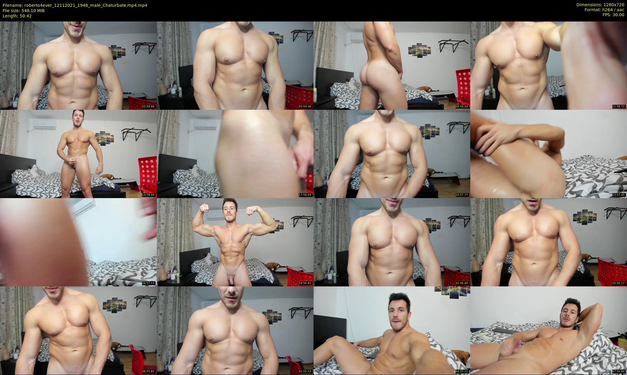 roberto4ever — 51 minute Chaturbate male cam show recording, 720p, Nov 12, 2021