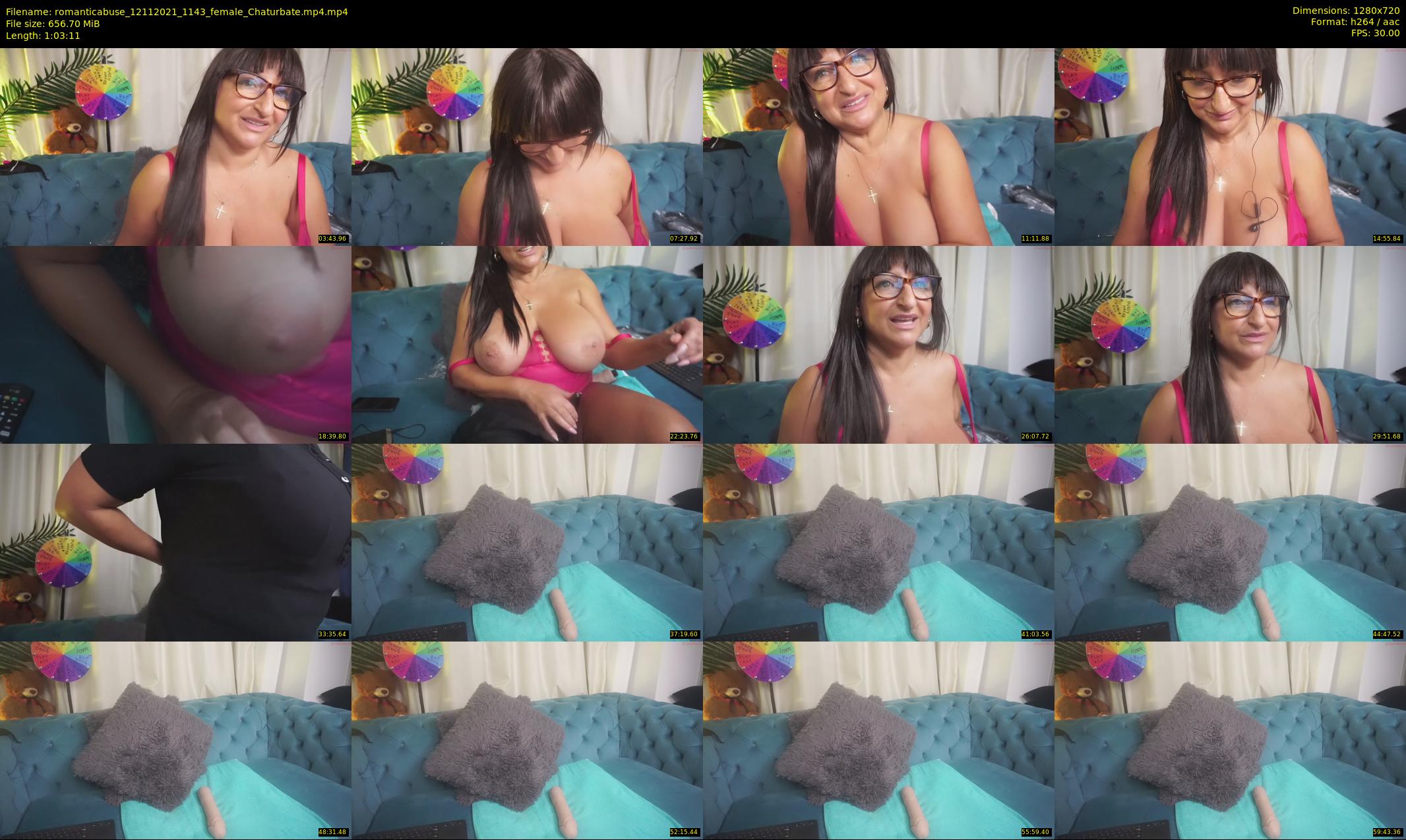 romanticabuse — 64 minute Chaturbate female cam show recording, 720p, Nov 12, 2021