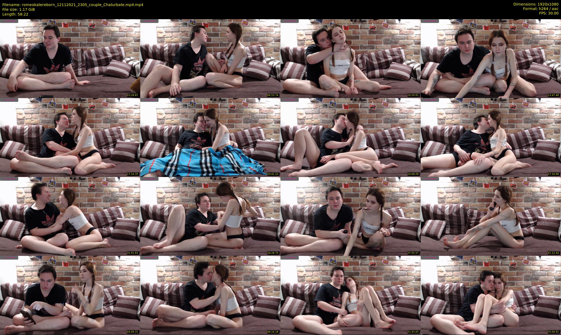 romeokatereborn — 59 minute Chaturbate couple cam show recording, 1080p, Nov 12, 2021
