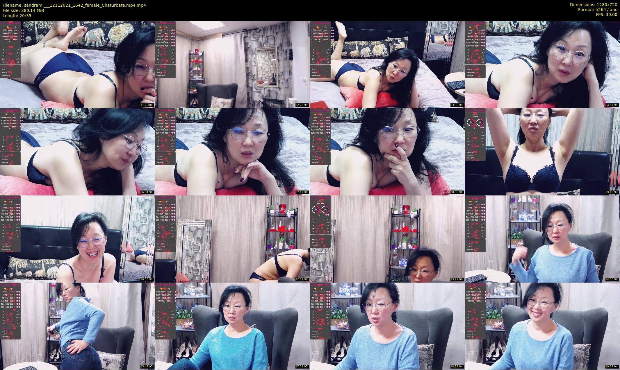 sandrami__ — 21 minute Chaturbate female cam show recording, 720p, Nov 12, 2021