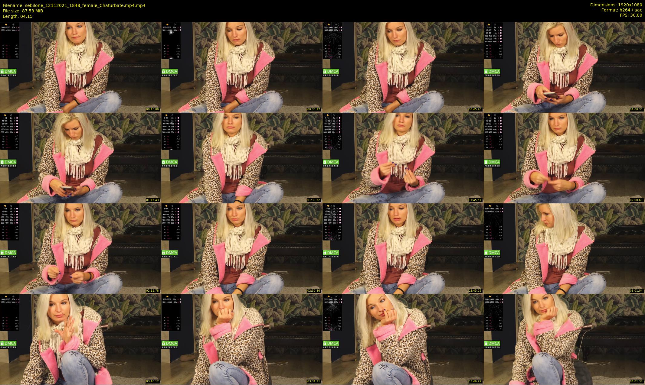 sebilone — 5 minute Chaturbate couple cam show recording, 1080p, Nov 12, 2021