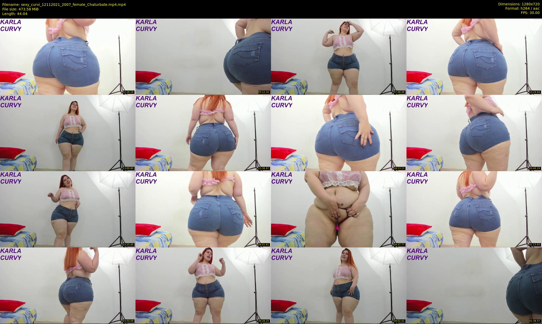 sexy_curvi — 45 minute Chaturbate female cam show recording, 720p, Nov 12, 2021