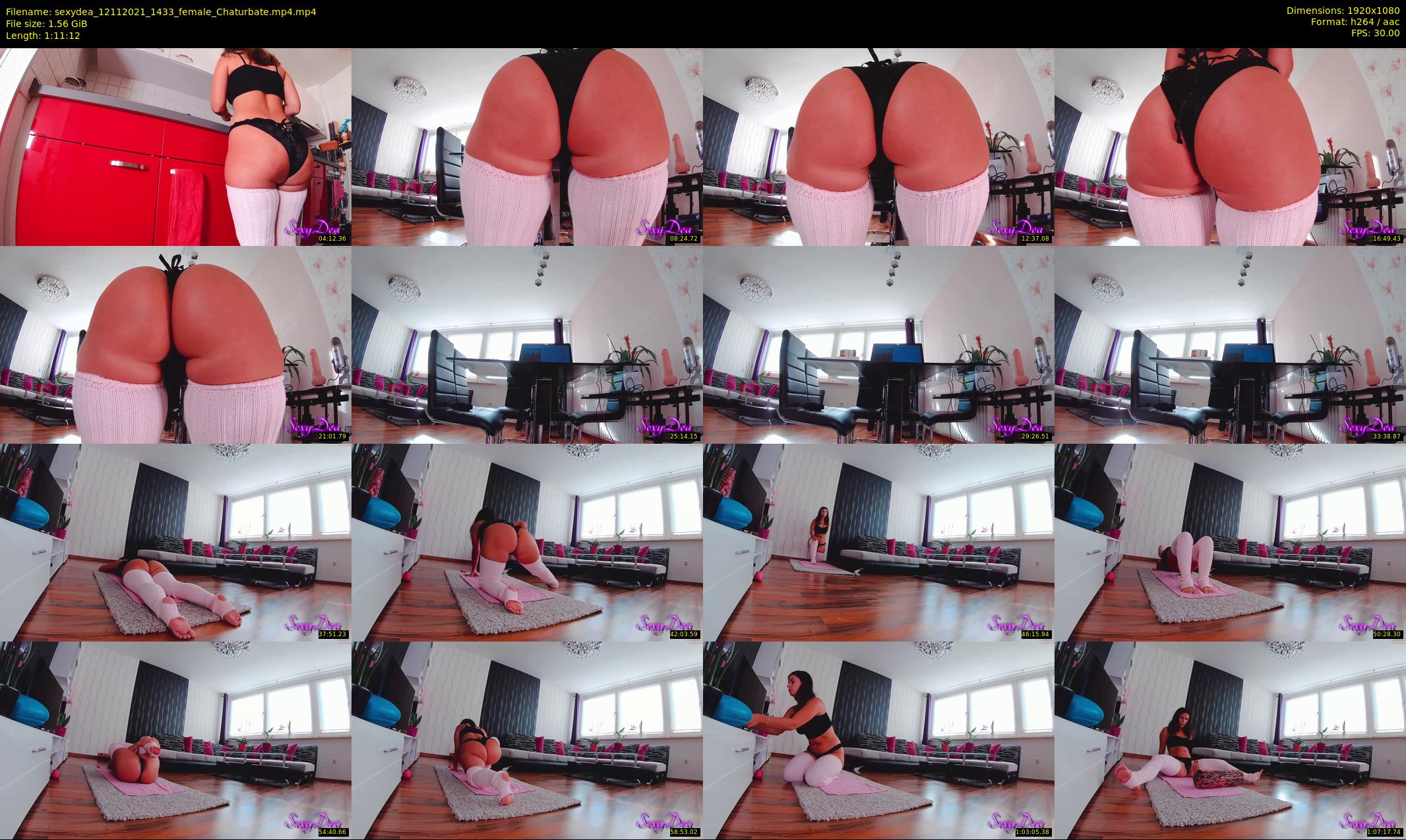 sexydea — 72 minute Chaturbate female cam show recording, 1080p, Nov 12, 2021
