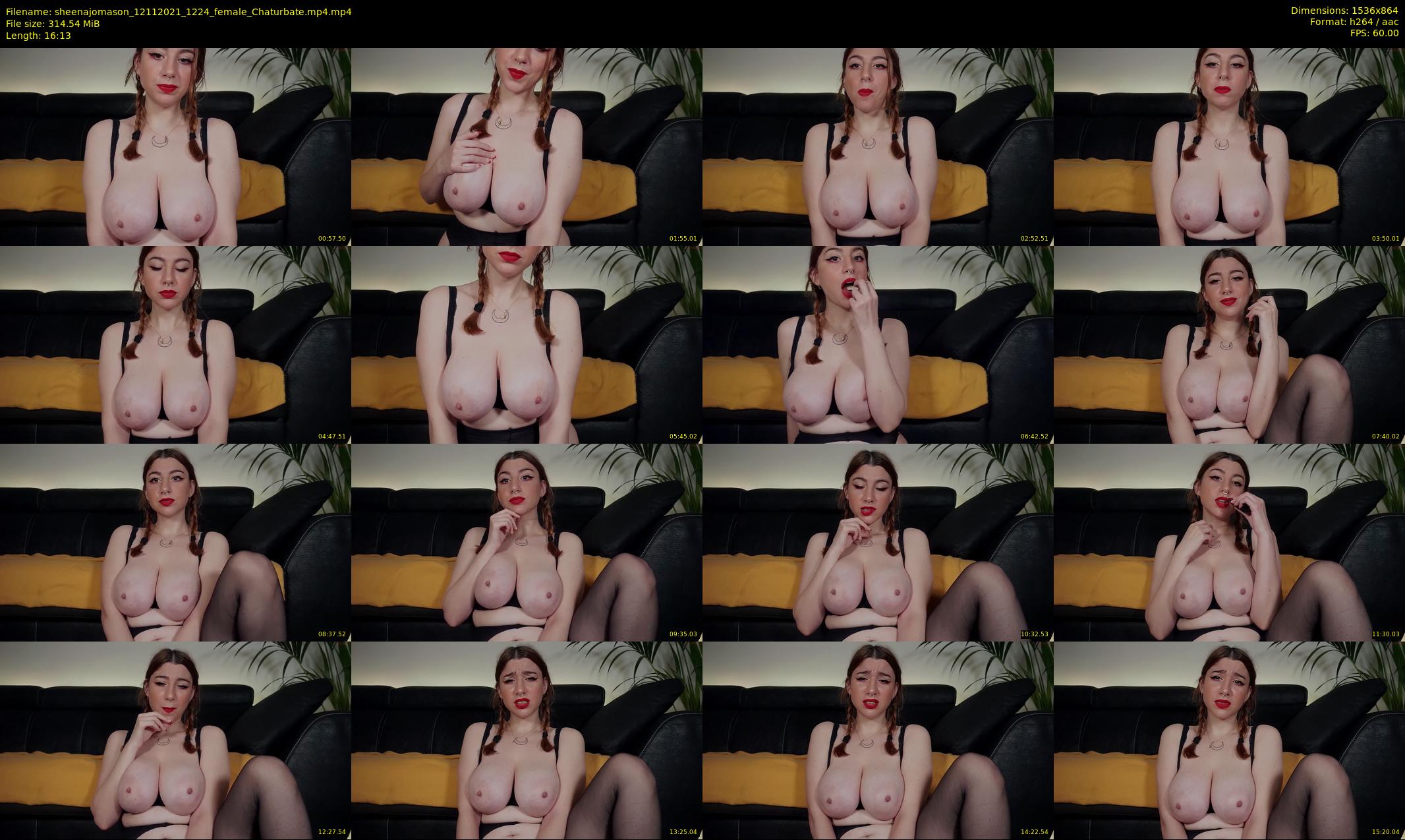 sheenajomason — 17 minute Chaturbate female cam show recording, 720p, Nov 12, 2021