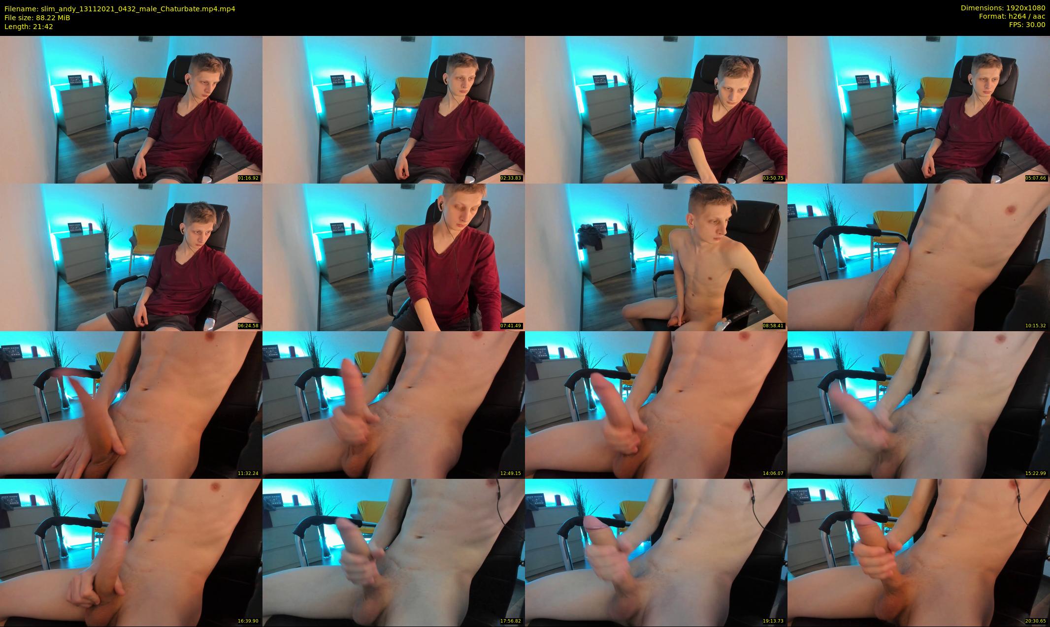 slim_andy — 22 minute Chaturbate male cam show recording, 1080p, Nov 13, 2021