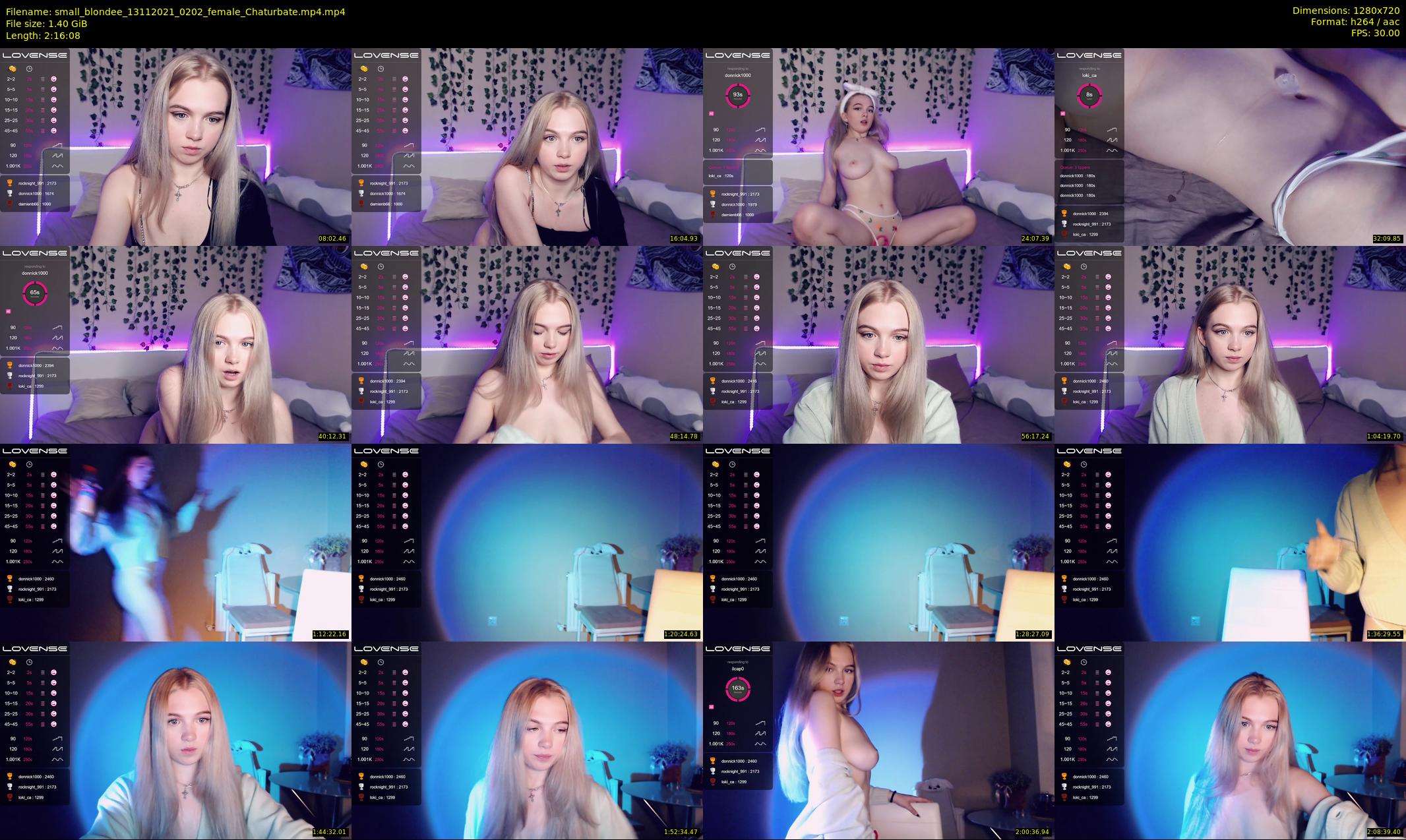 small_blondee — 137 minute Chaturbate female cam show recording, 720p, Nov 13, 2021