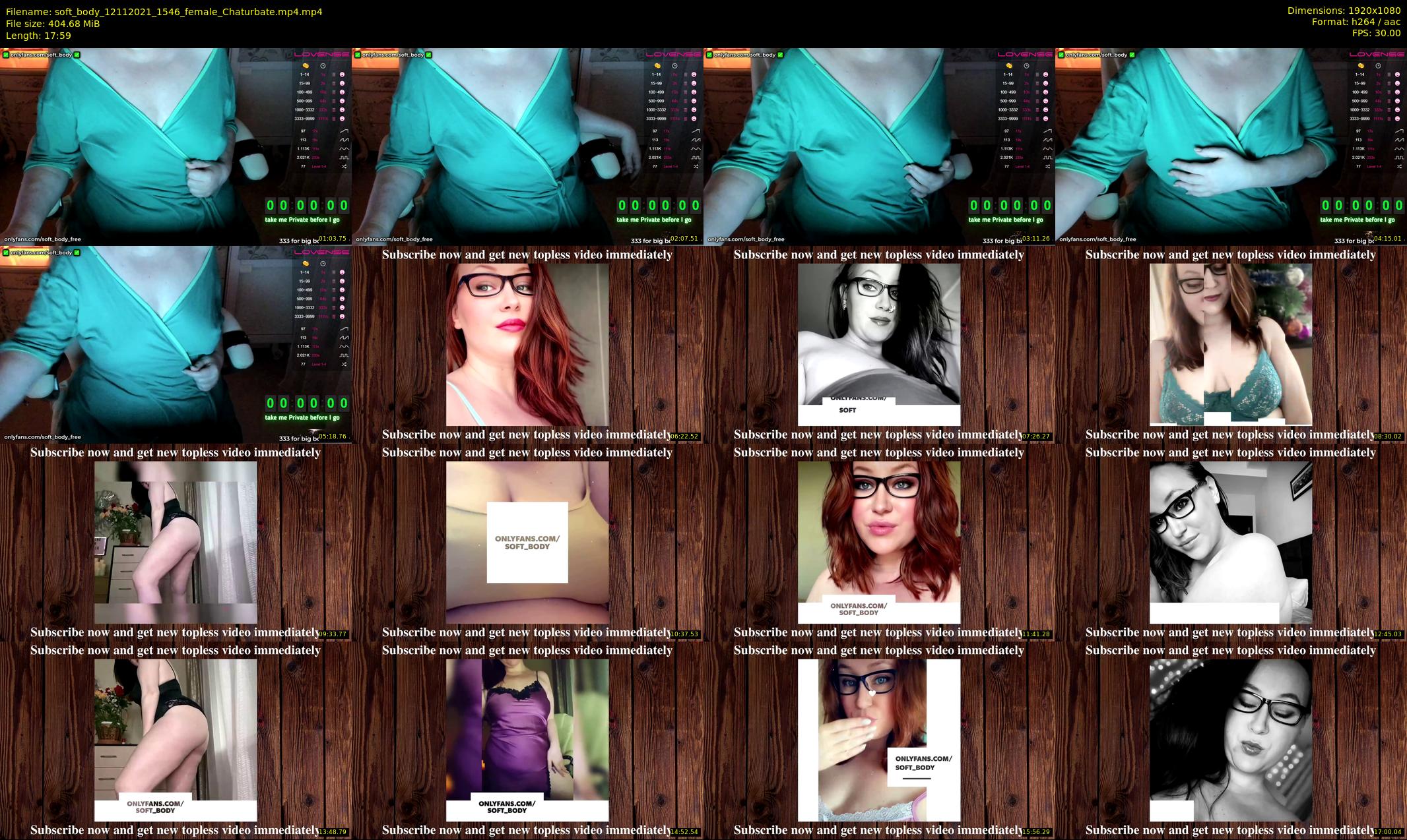 soft_body — 18 minute Chaturbate female cam show recording, 1080p, Nov 12, 2021