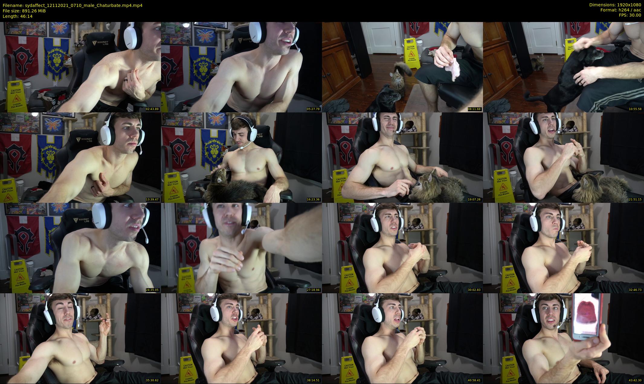 sydaffect — 47 minute Chaturbate male cam show recording, 1080p, Nov 12, 2021