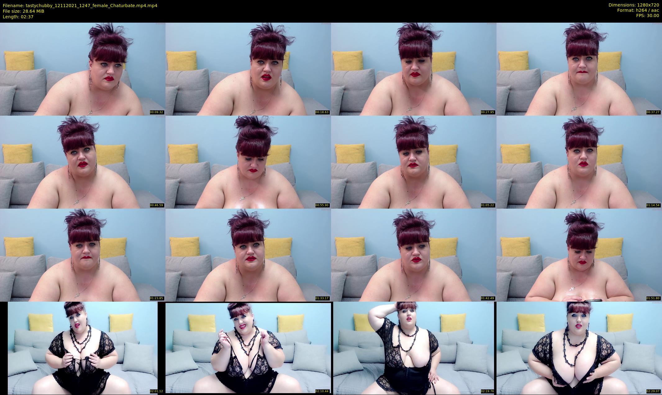 tastychubby — 3 minute Chaturbate female cam show recording, 720p, Nov 12, 2021