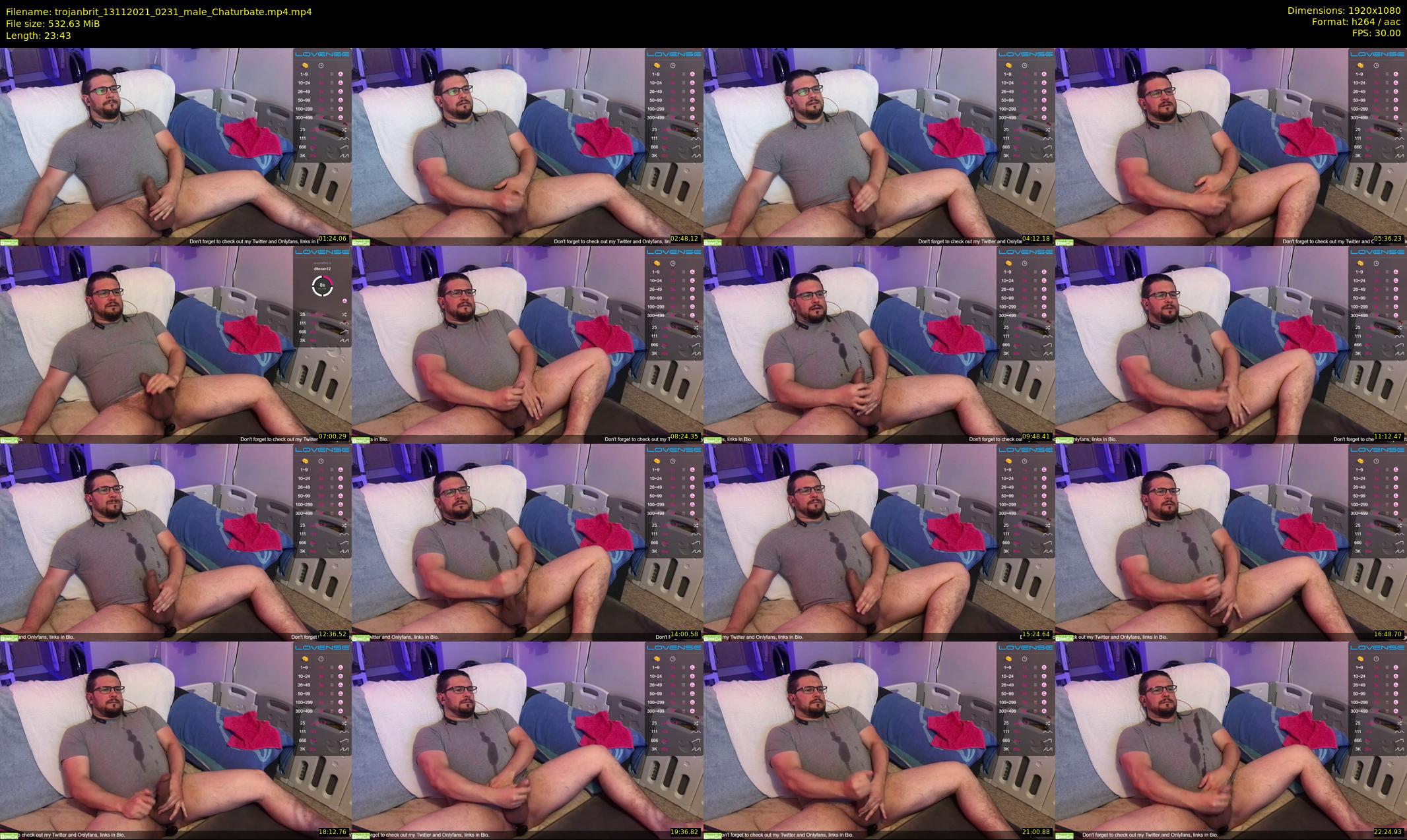 trojanbrit — 24 minute Chaturbate male cam show recording, 1080p, Nov 13, 2021