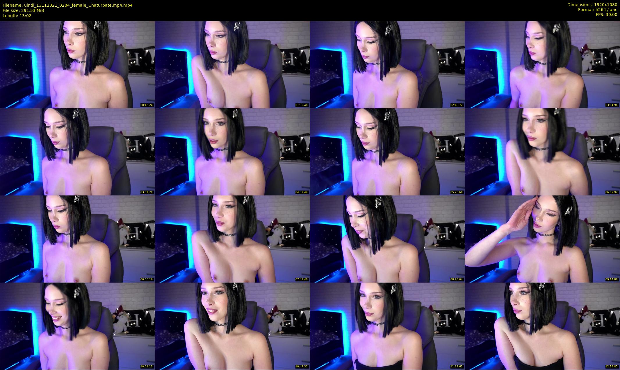 uindi — 14 minute Chaturbate female cam show recording, 1080p, Nov 13, 2021