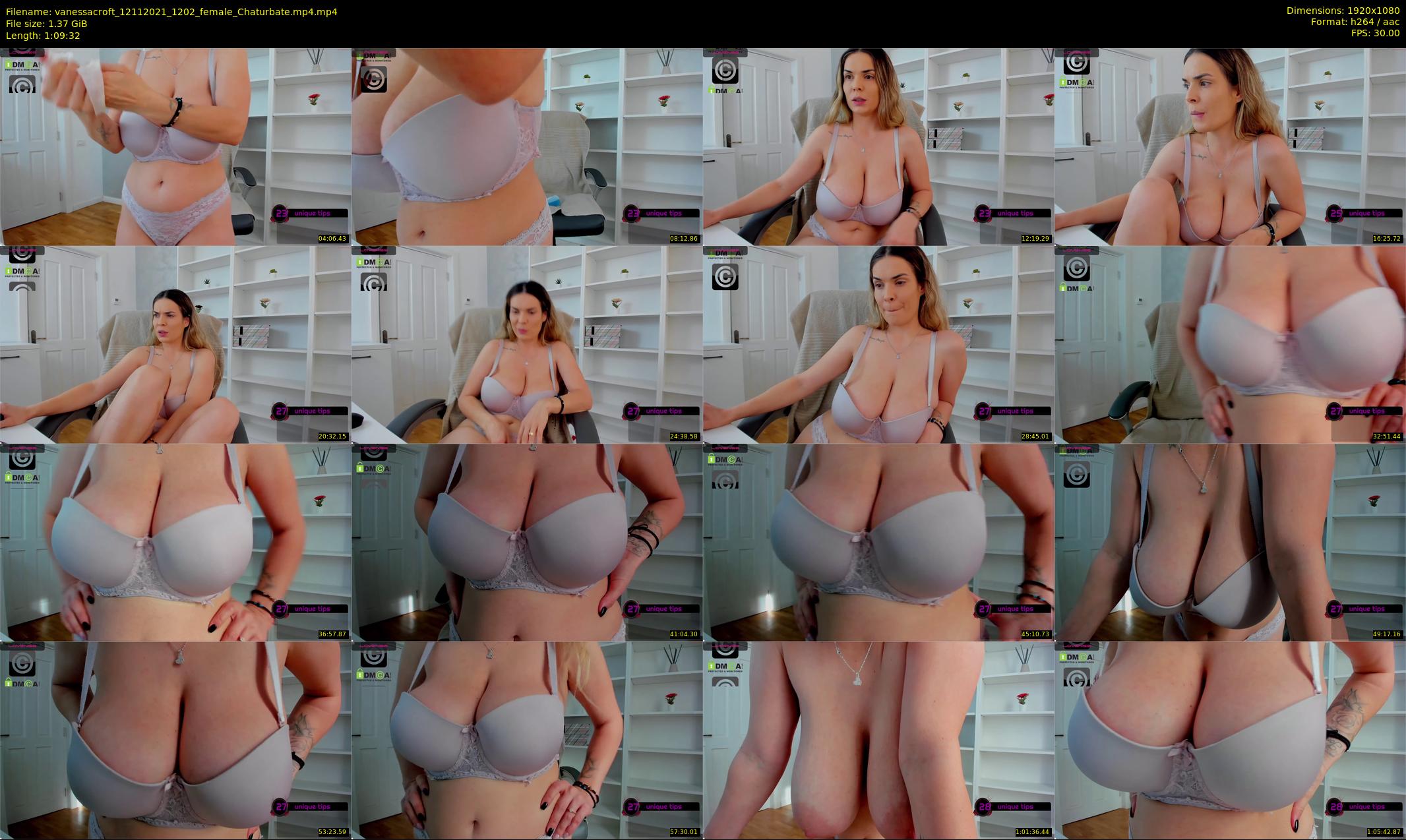 vanessacroft — 70 minute Chaturbate female cam show recording, 1080p, Nov 12, 2021
