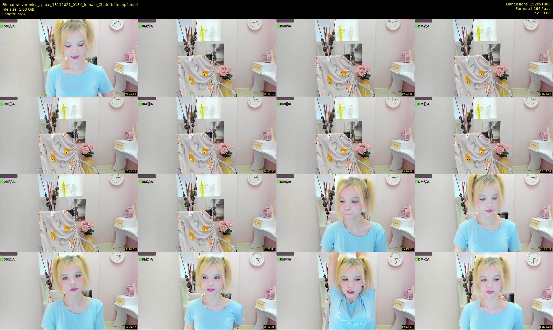 veronica_space — 57 minute Chaturbate female cam show recording, 1080p, Nov 13, 2021