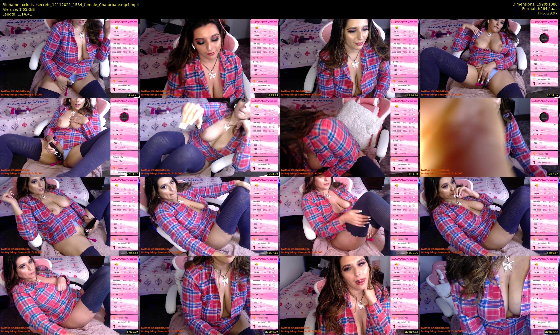 xclusivesecrets — 75 minute Chaturbate female cam show recording, 1080p, Nov 12, 2021