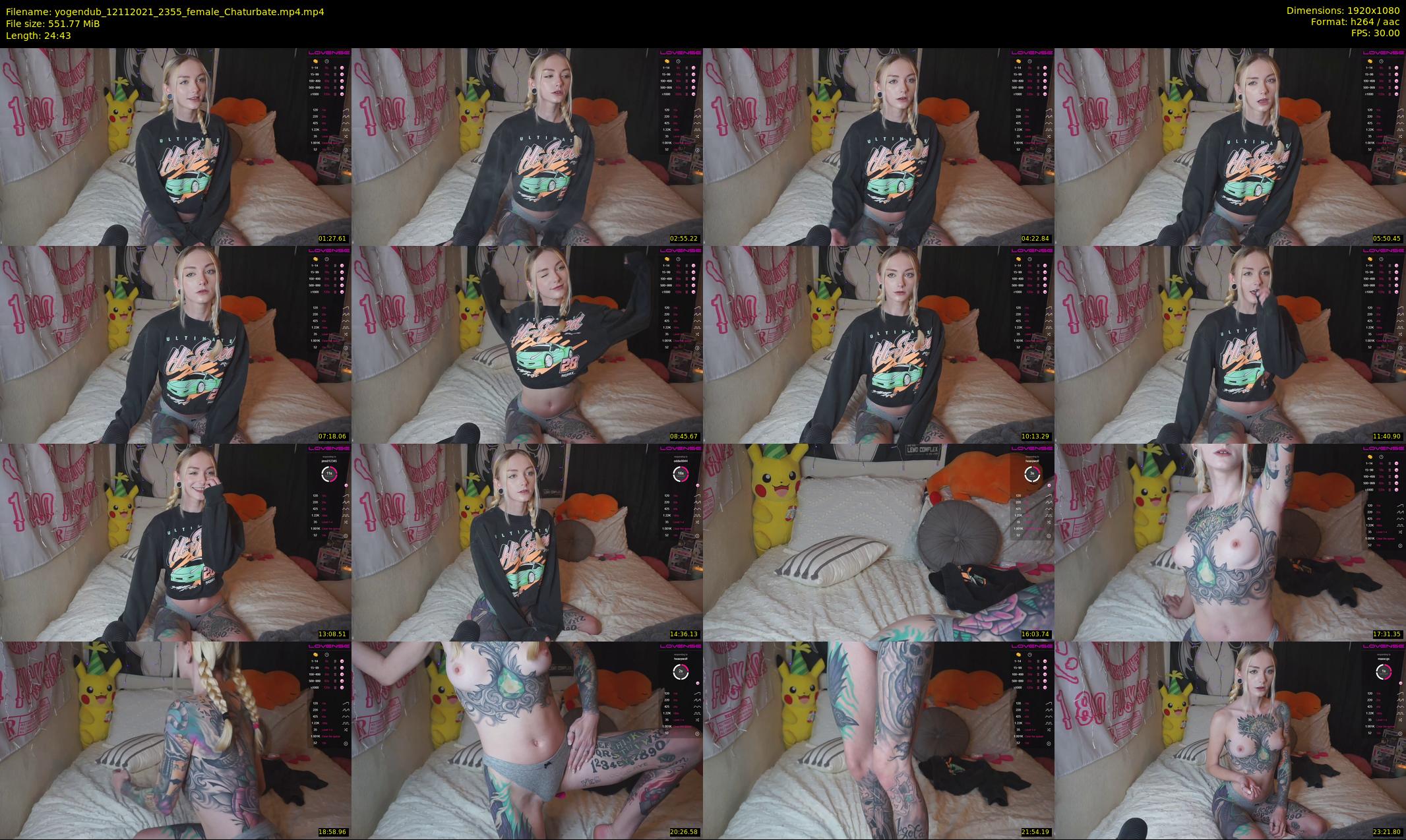 yogendub — 25 minute Chaturbate female cam show recording, 1080p, Nov 12, 2021