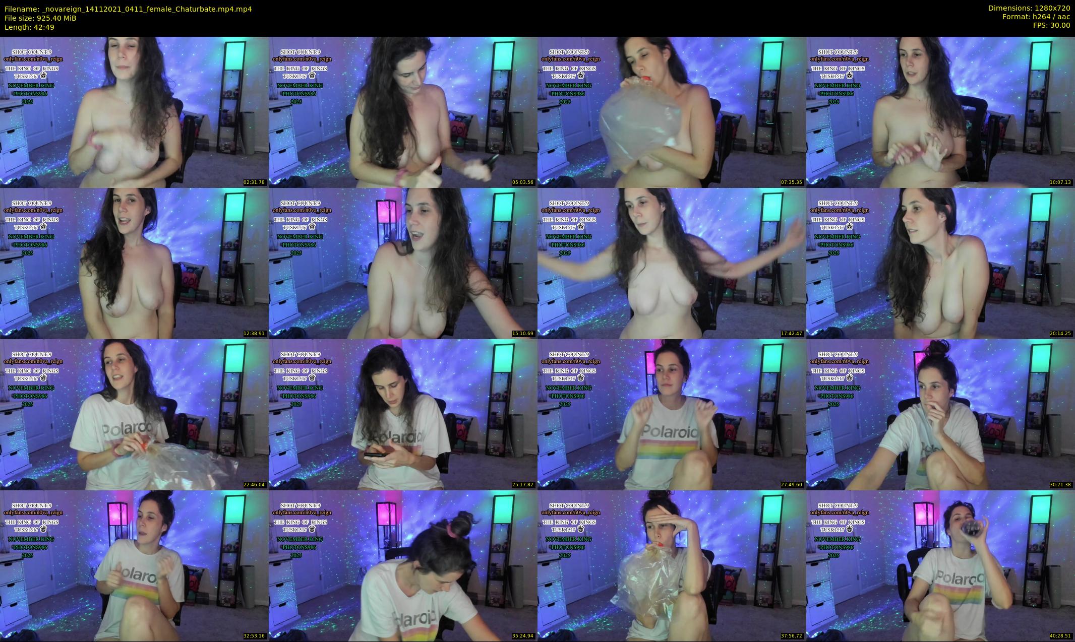 _novareign — 43 minute Chaturbate female cam show recording, 720p, Nov 14, 2021