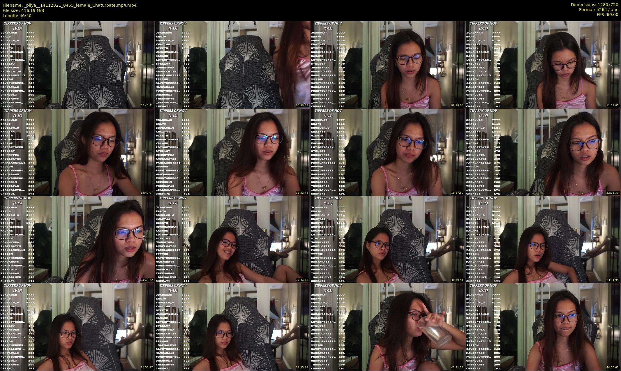 _pilya_ — 47 minute Chaturbate female cam show recording, 720p, Nov 14, 2021