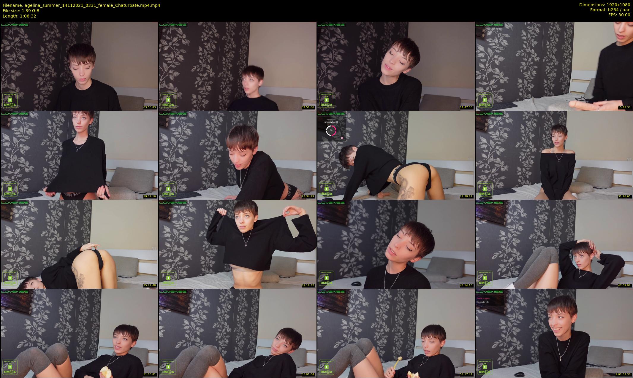 agelina_summer — 67 minute Chaturbate female cam show recording, 1080p, Nov 14, 2021