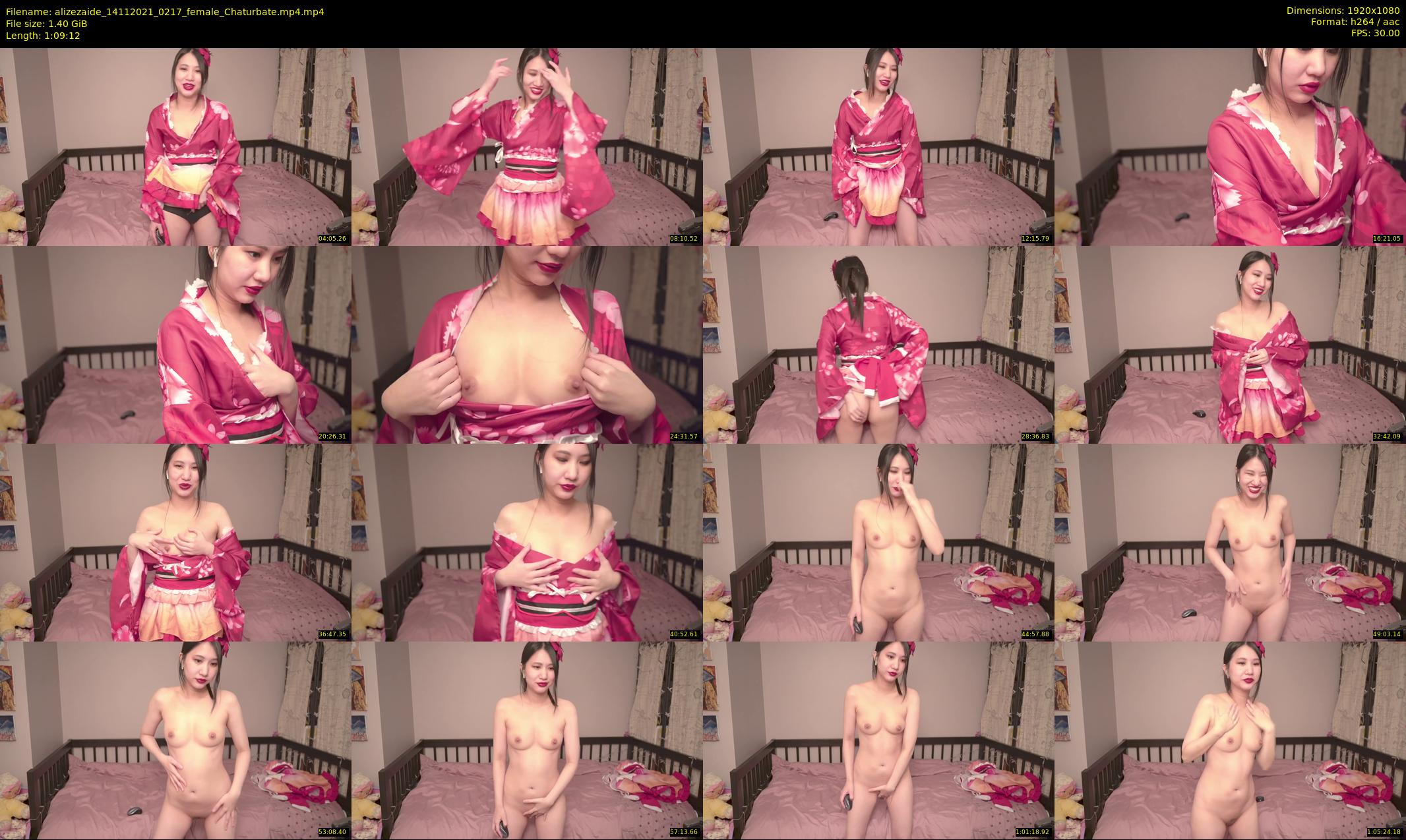 alizezaide — 70 minute Chaturbate female cam show recording, 1080p, Nov 14, 2021
