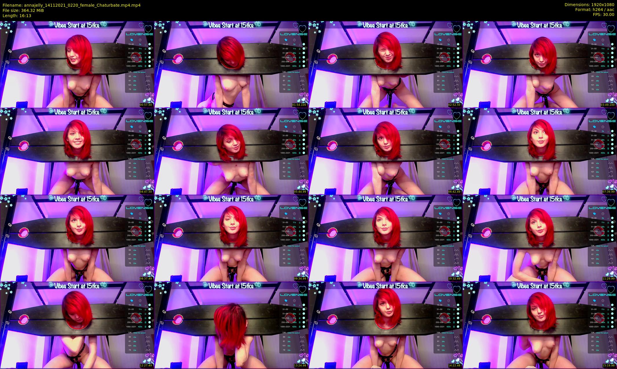 annajelly — 17 minute Chaturbate couple cam show recording, 1080p, Nov 14, 2021
