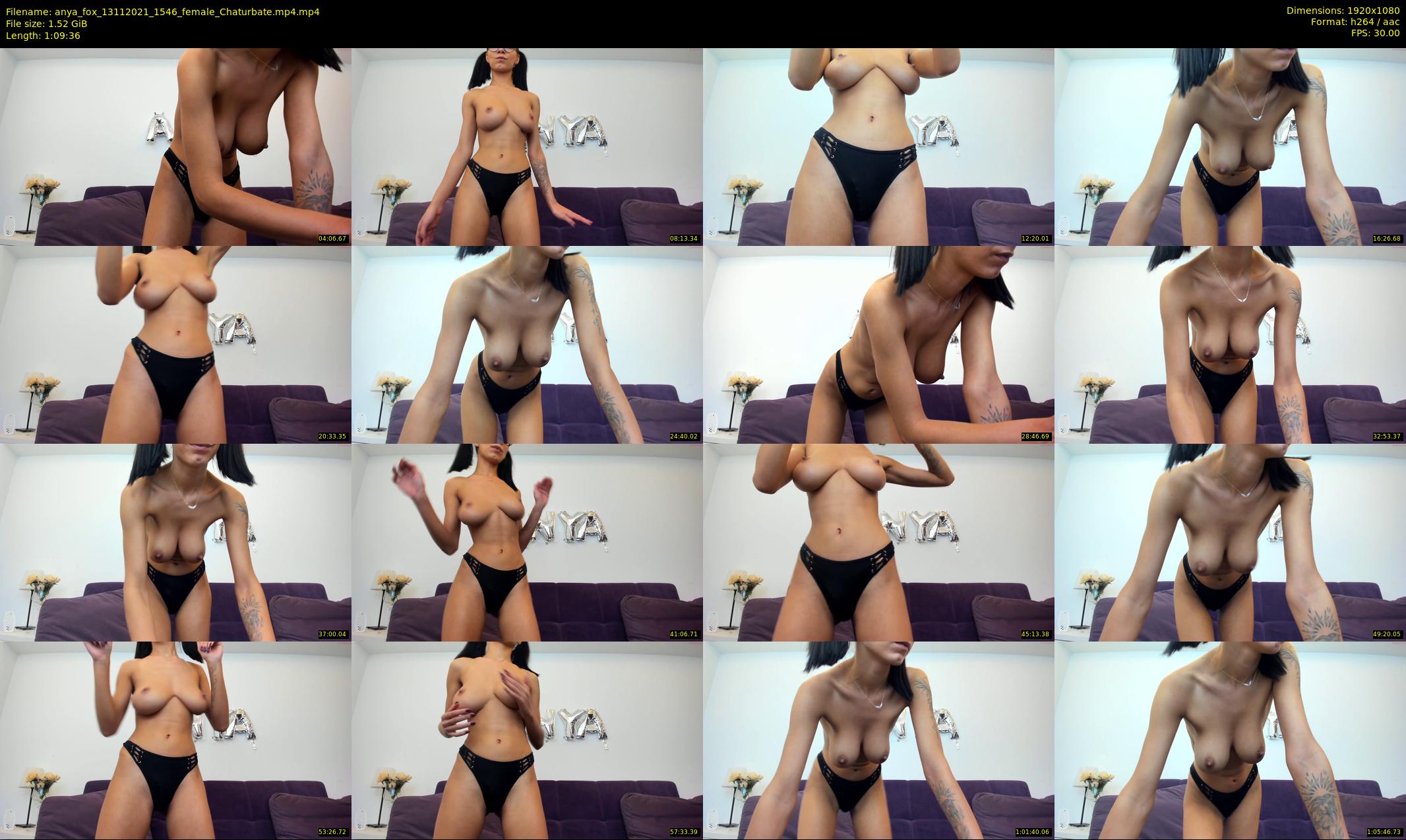 anya_fox — 70 minute Chaturbate female cam show recording, 1080p, Nov 13, 2021