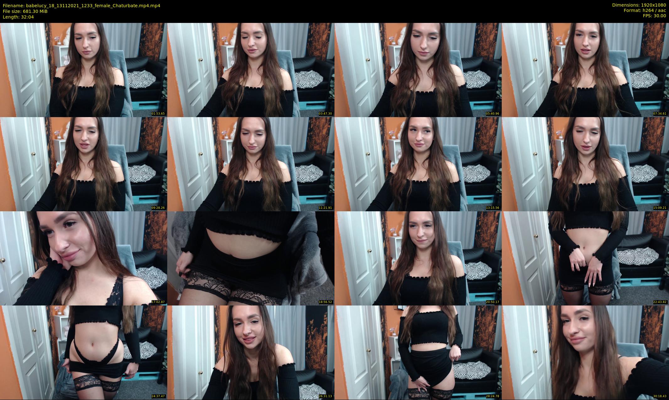 babelucy_18 — 33 minute Chaturbate female cam show recording, 1080p, Nov 13, 2021