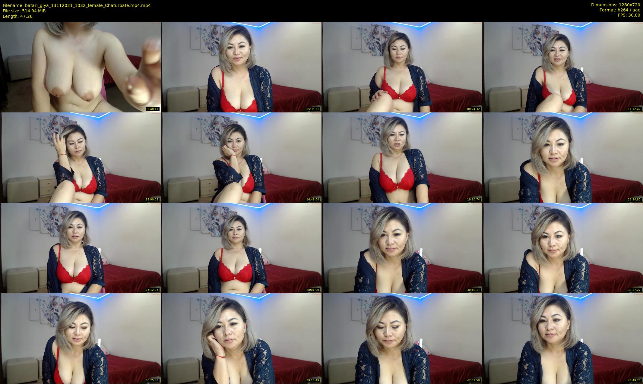 batari_giya — 48 minute Chaturbate female cam show recording, 720p, Nov 13, 2021