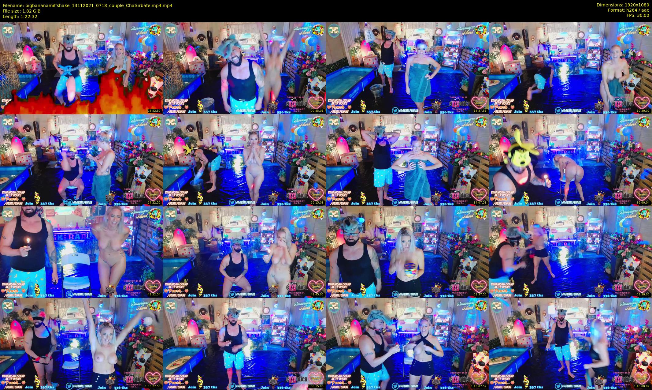 bigbananamilfshake — 83 minute Chaturbate couple cam show recording, 1080p, Nov 13, 2021