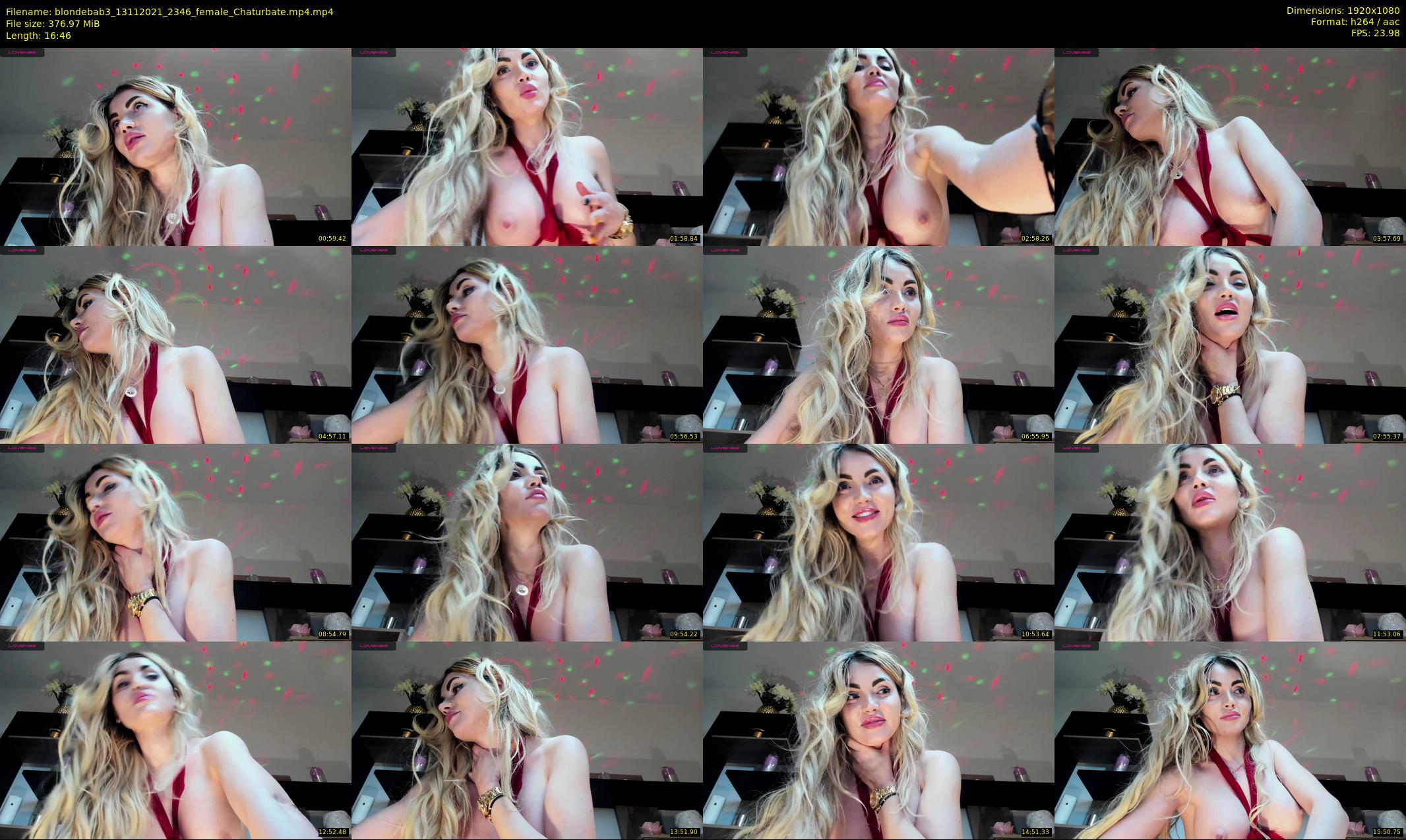 blondebab3 — 17 minute Chaturbate female cam show recording, 1080p, Nov 13, 2021
