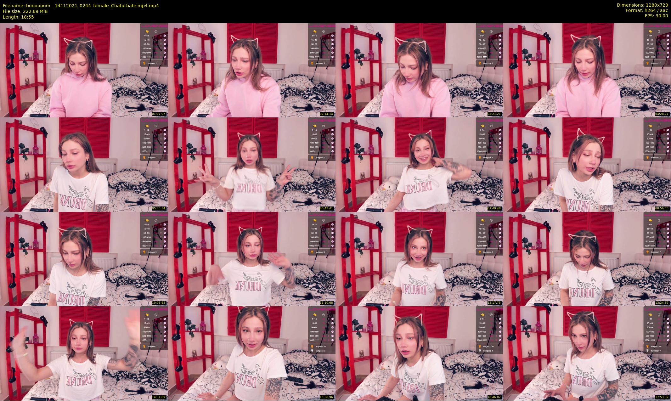 boooooom_ — 19 minute Chaturbate female cam show recording, 720p, Nov 14, 2021
