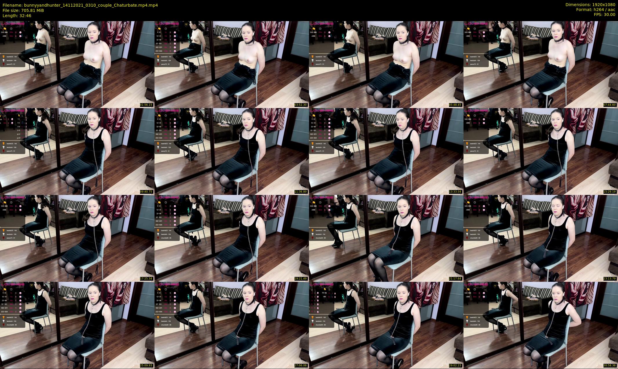 bunnyyandhunter — 33 minute Chaturbate couple cam show recording, 1080p, Nov 14, 2021