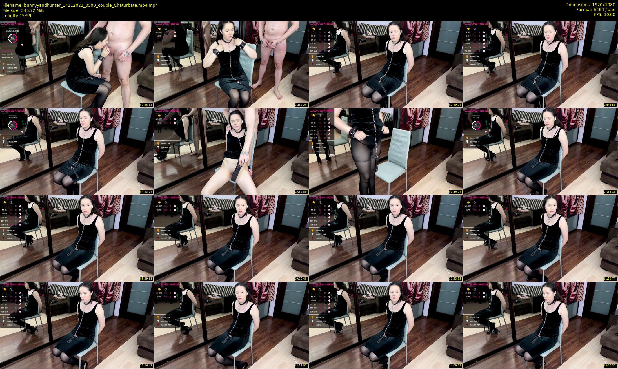 bunnyyandhunter — 16 minute Chaturbate couple cam show recording, 1080p, Nov 14, 2021