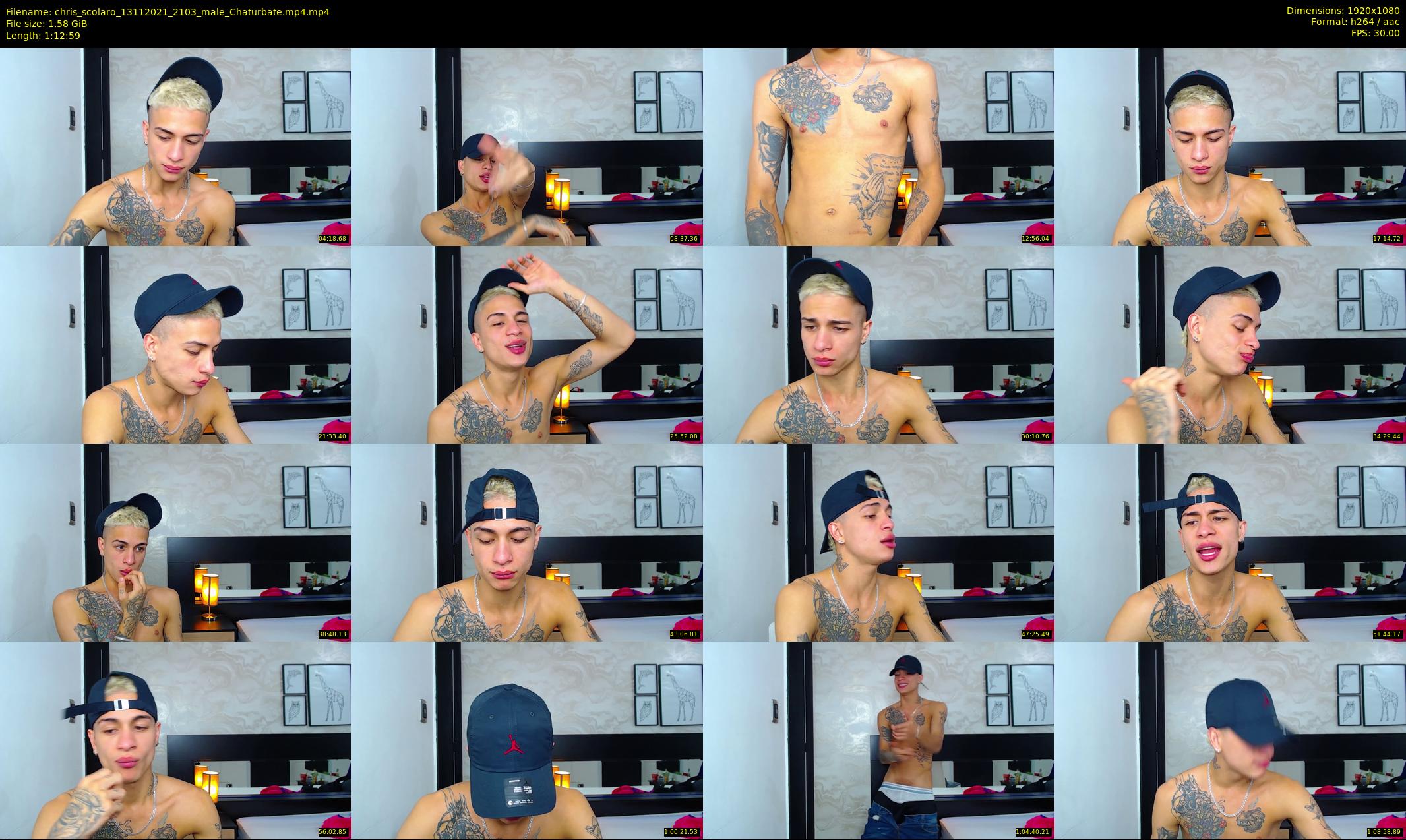 chris_scolaro — 73 minute Chaturbate male cam show recording, 1080p, Nov 13, 2021