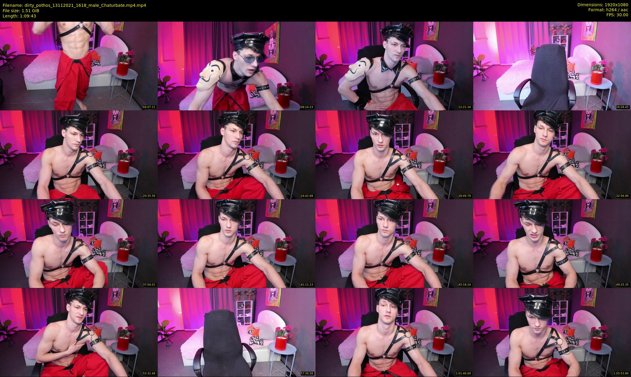 dirty_pothos — 70 minute Chaturbate male cam show recording, 1080p, Nov 13, 2021