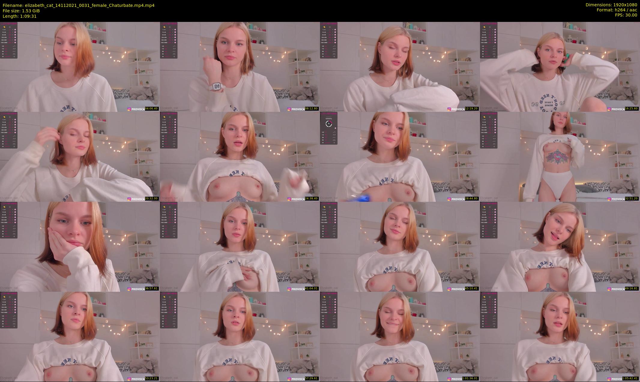 elizabeth_cat — 70 minute Chaturbate female cam show recording, 1080p, Nov 14, 2021