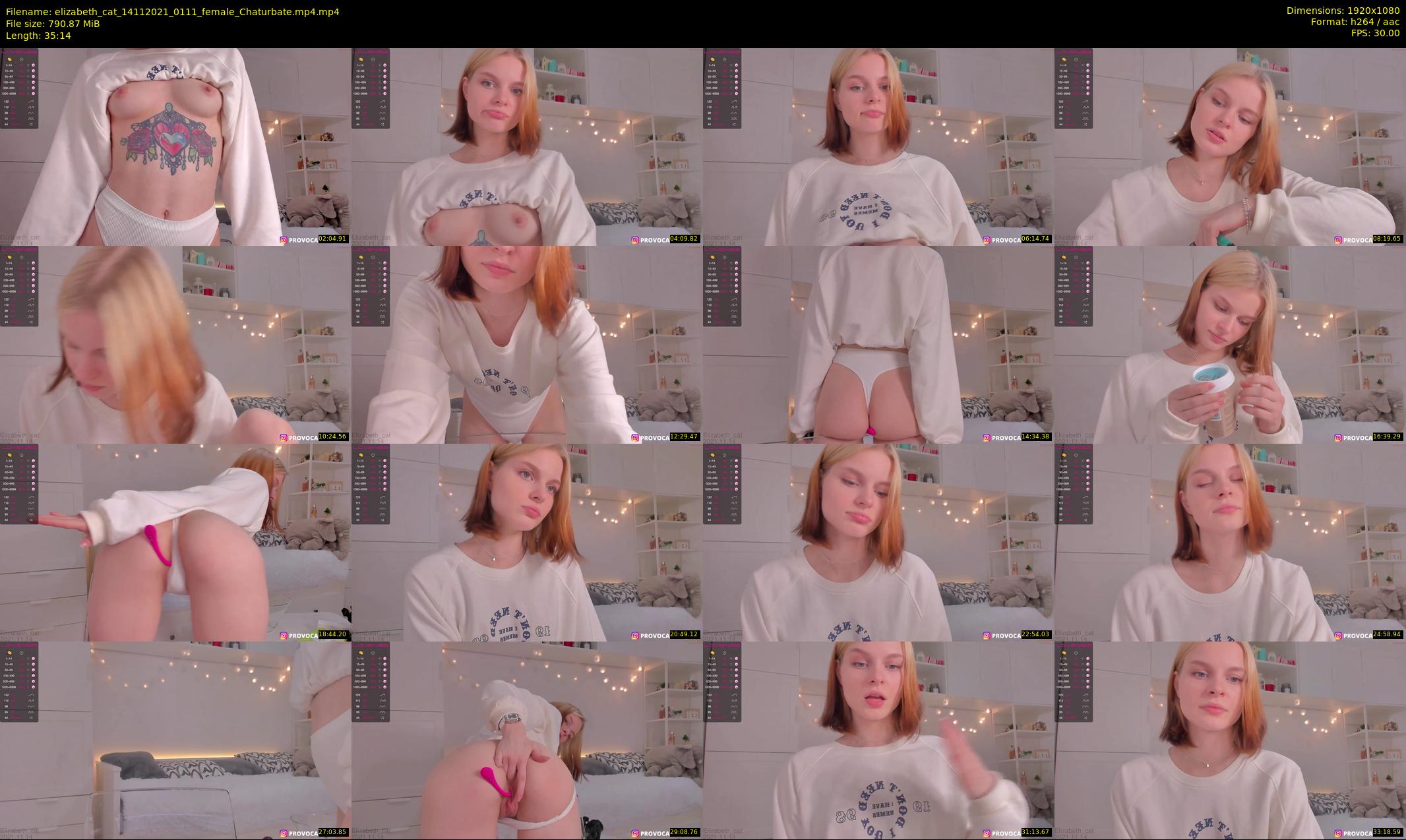 elizabeth_cat — 36 minute Chaturbate female cam show recording, 1080p, Nov 14, 2021
