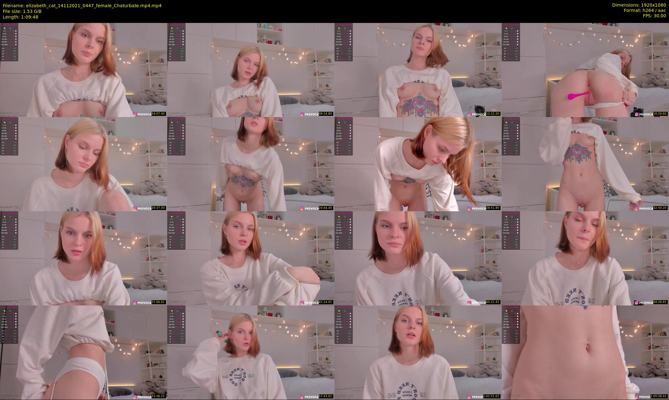 elizabeth_cat — 70 minute Chaturbate female cam show recording, 1080p, Nov 14, 2021