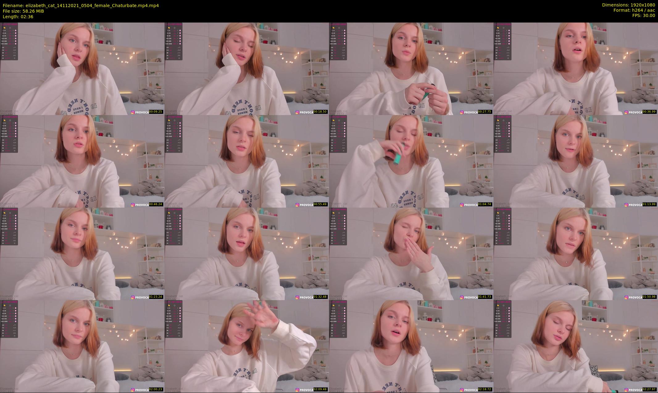 elizabeth_cat — 3 minute Chaturbate female cam show recording, 1080p, Nov 14, 2021
