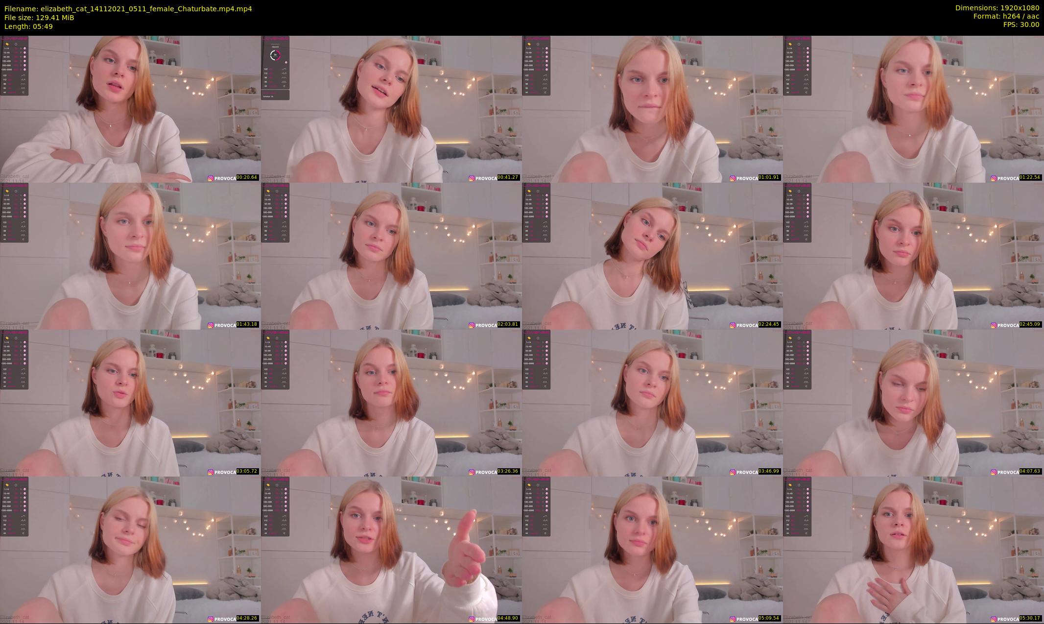 elizabeth_cat — 6 minute Chaturbate female cam show recording, 1080p, Nov 14, 2021