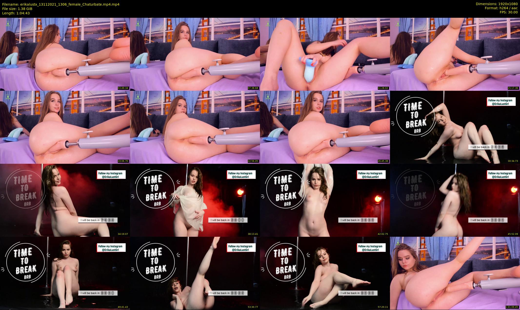 erikalustx — 65 minute Chaturbate female cam show recording, 1080p, Nov 13, 2021
