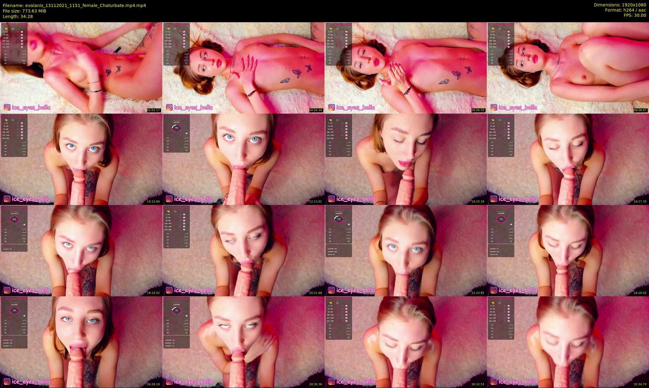 evalanis — 35 minute Chaturbate couple cam show recording, 1080p, Nov 13, 2021