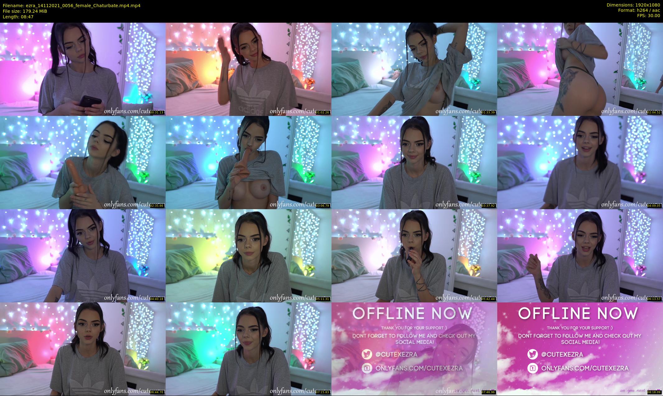 ezra — 9 minute Chaturbate female cam show recording, 1080p, Nov 14, 2021