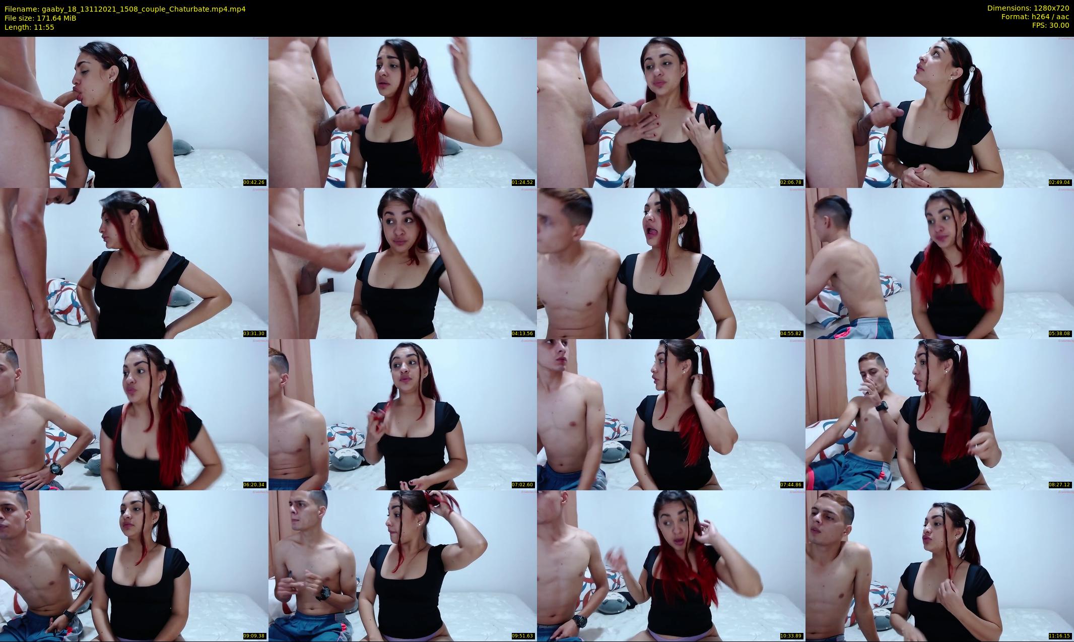 gaaby_18 — 12 minute Chaturbate couple cam show recording, 720p, Nov 13, 2021
