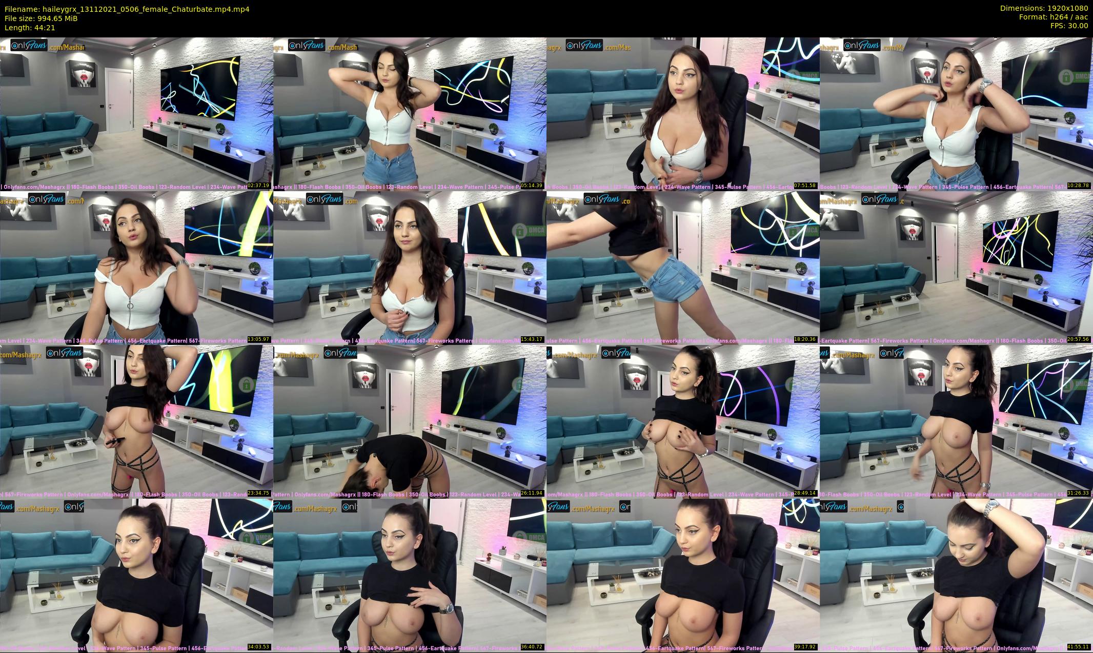 haileygrx — 45 minute Chaturbate female cam show recording, 1080p, Nov 13, 2021