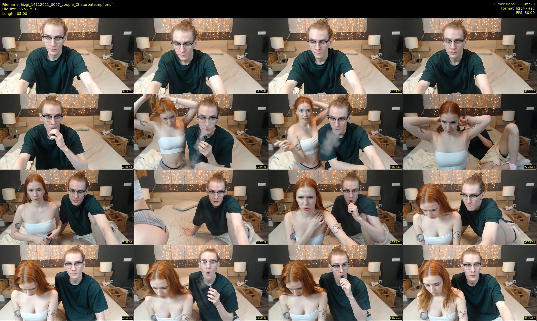 hizgi — 5 minute Chaturbate couple cam show recording, 720p, Nov 14, 2021