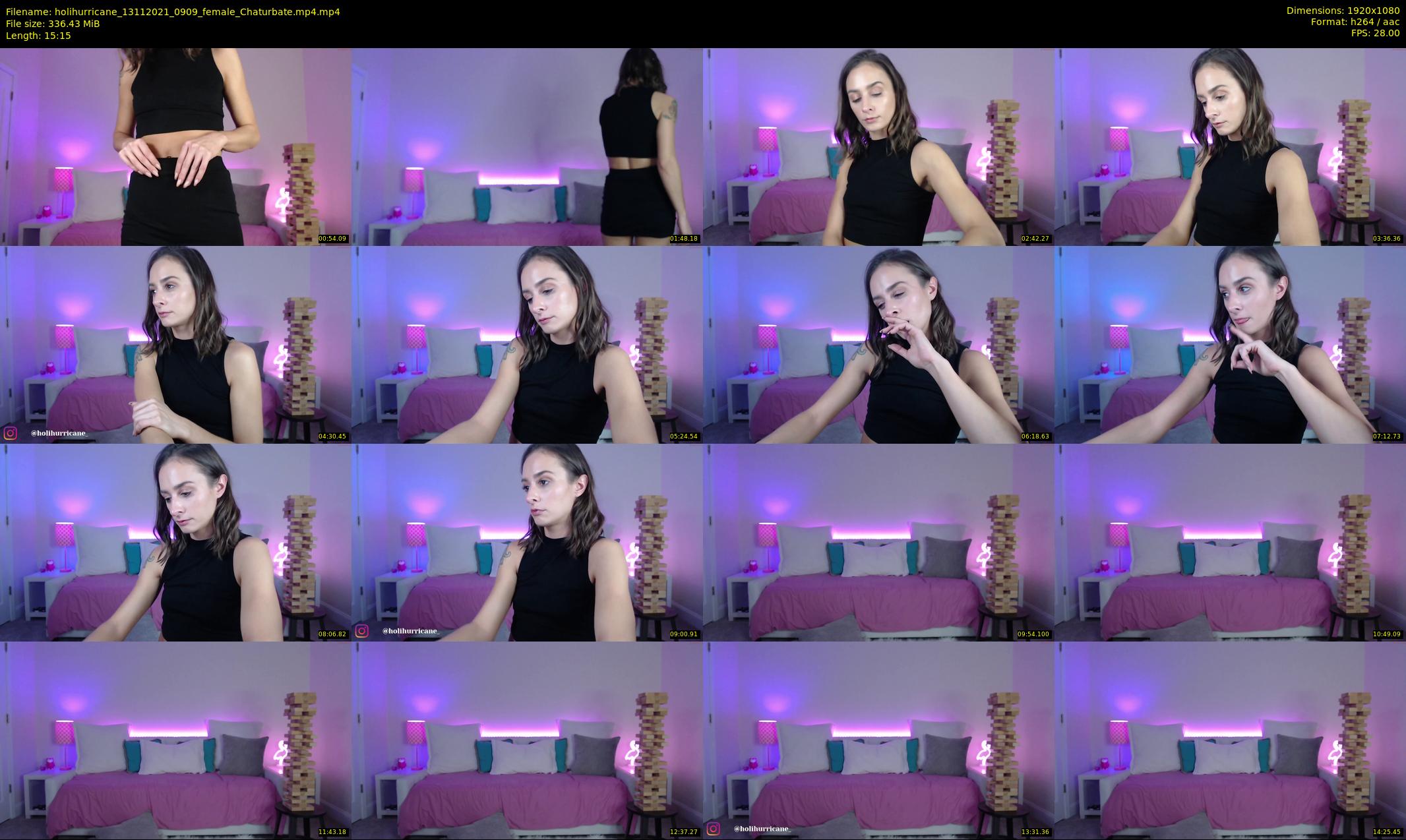 holihurricane — 16 minute Chaturbate female cam show recording, 1080p, Nov 13, 2021
