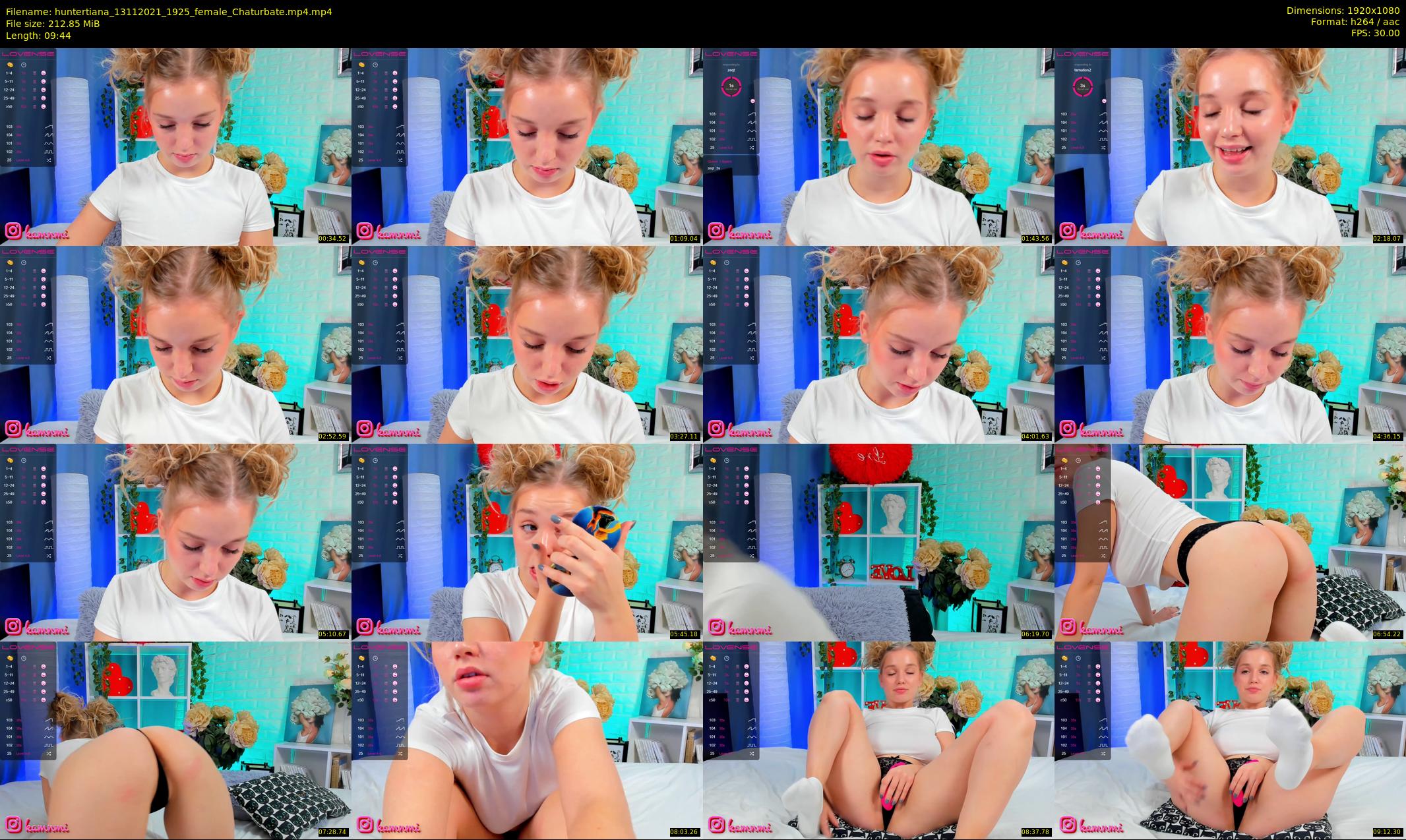 huntertiana — 10 minute Chaturbate female cam show recording, 1080p, Nov 13, 2021