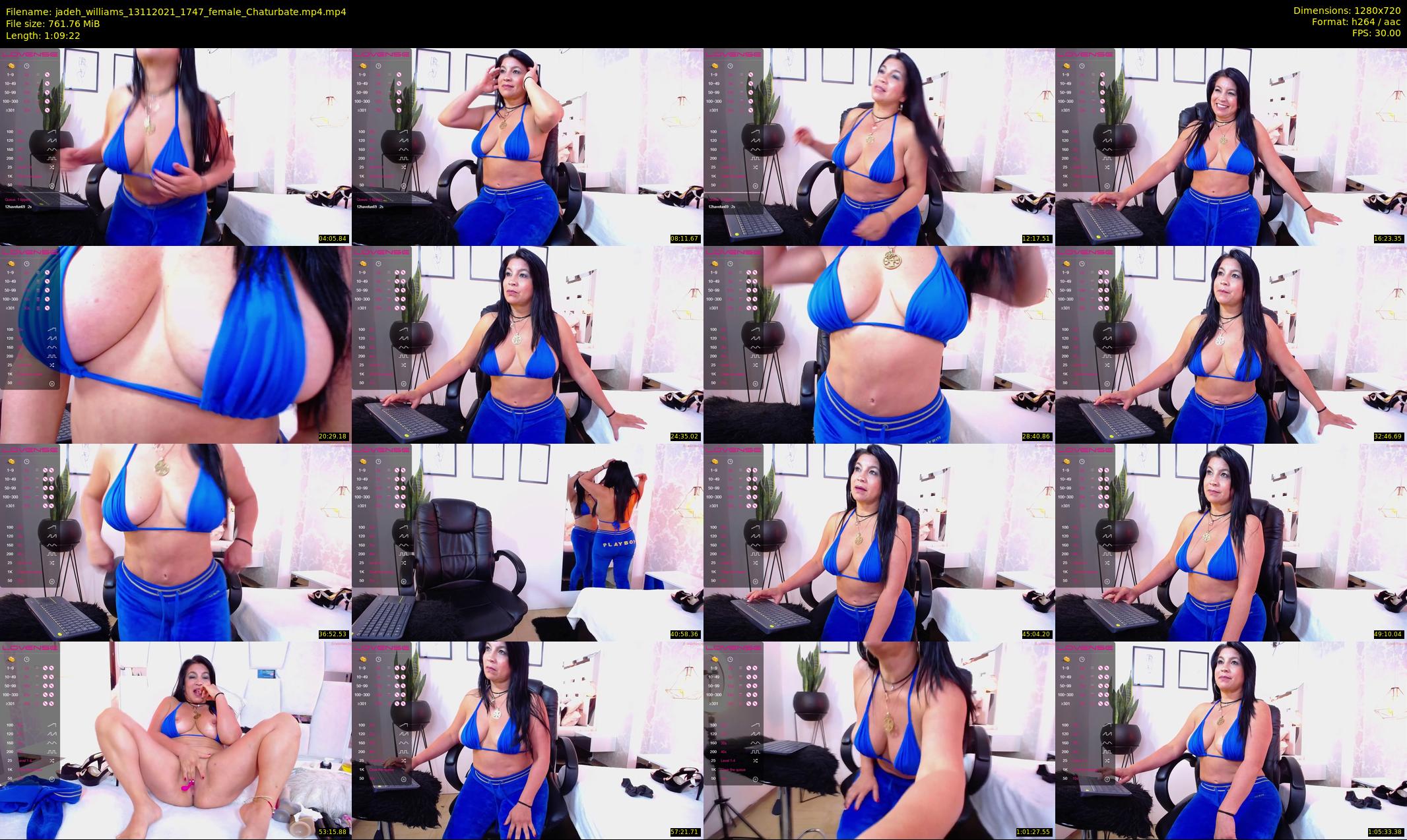 jadeh_williams — 70 minute Chaturbate female cam show recording, 720p, Nov 13, 2021