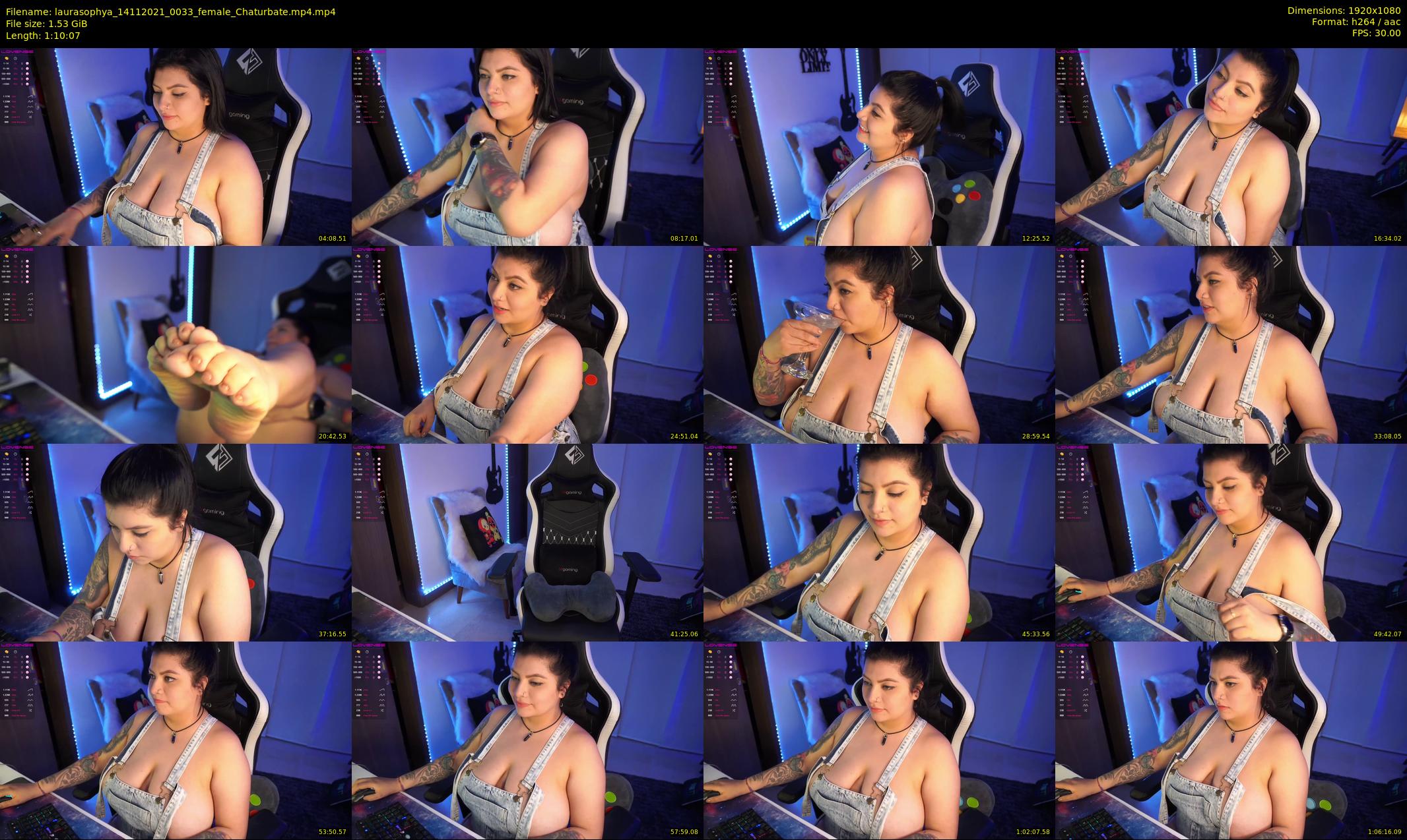 laurasophya — 71 minute Chaturbate female cam show recording, 1080p, Nov 14, 2021